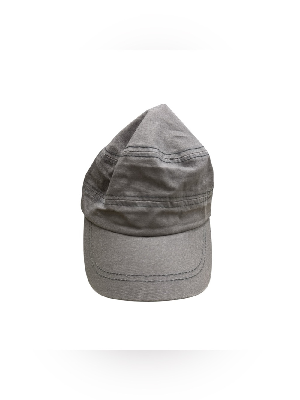 Minimalist Light Gray Cotton Cap